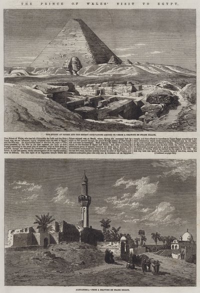 Het Bezoek van de Prins van Wales aan Egypte door Frank Dillon